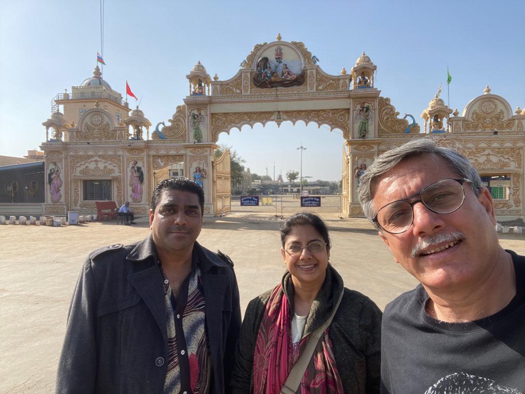 On the road in India
